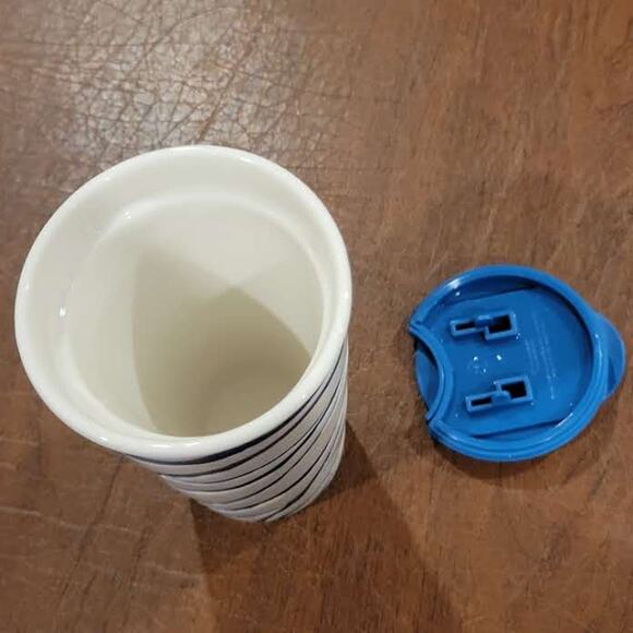 2016 Starbucks Mermaid Winking Eye Ceramic Coffee Travel Mug, Tumbler 10 Oz - Picture 5 of 8